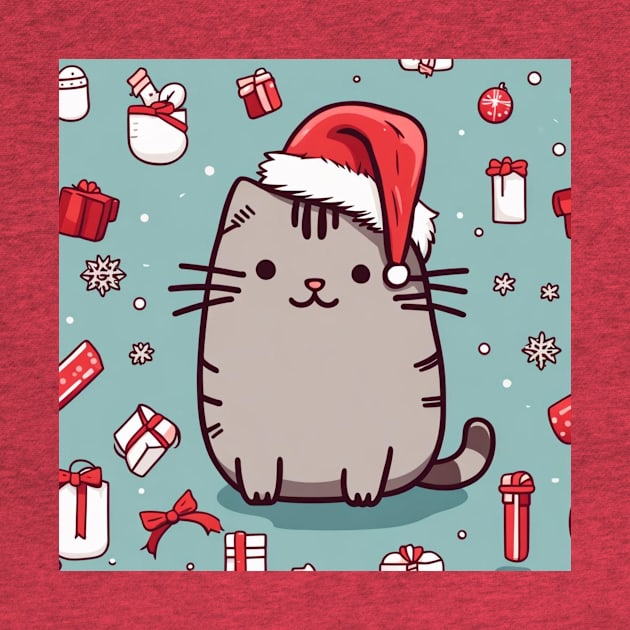 Pu-sheen Santa kitty by Love of animals